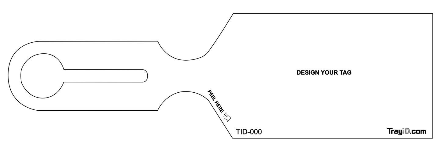 Custom Design Vendor Tag — 500 Pack (TID-000)