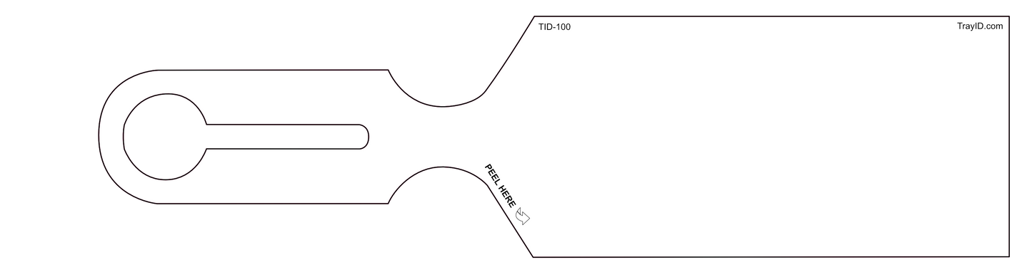 Blank Identification Tag — 500 Pack (TID-100)