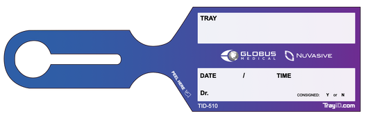 Globus Medical / NuVasive Vendor Tag — 500 Pack (TID-510)