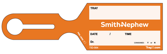 Smith+Nephew Orange Vendor Tag — 500 Pack (TID-564)