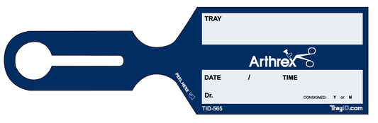 Arthrex Blue Vendor Tag — 500 Pack (TID-565)